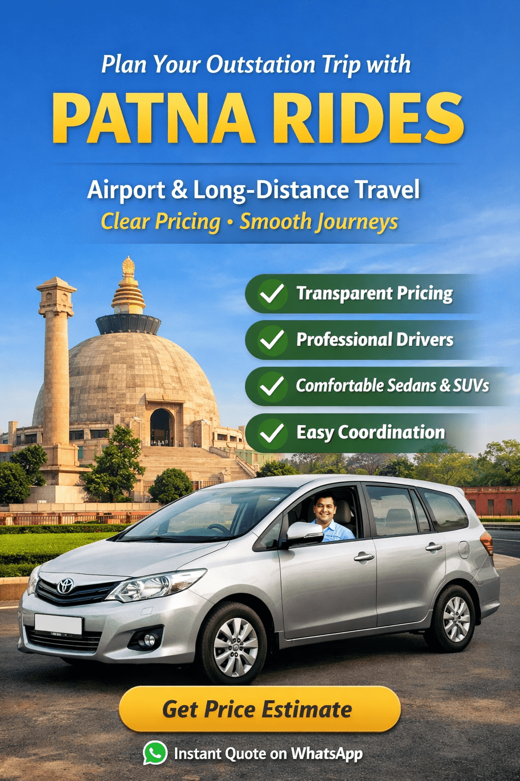 Patna Rides - Plan Your Outstation Journey